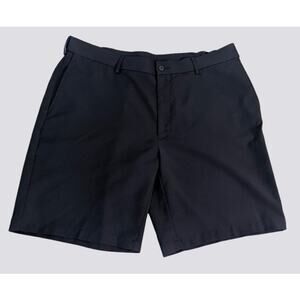 Grand Slam Performance Black Flat Front Golf Shorts - Size 40